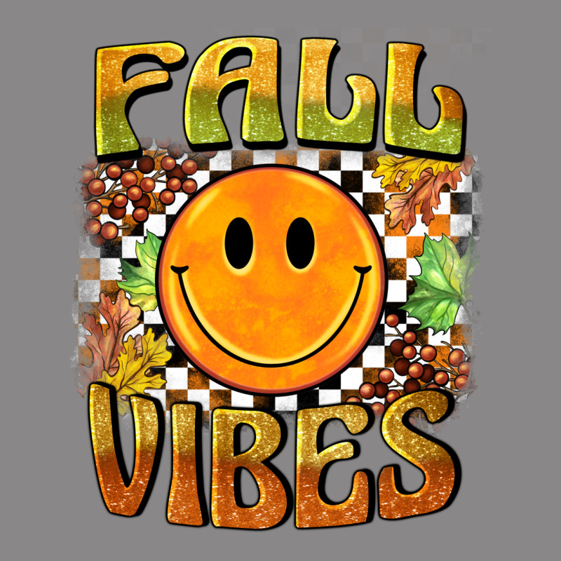 Fall Vibes Smiley Face Vintage Tee by BarkalooDesign | Teevron