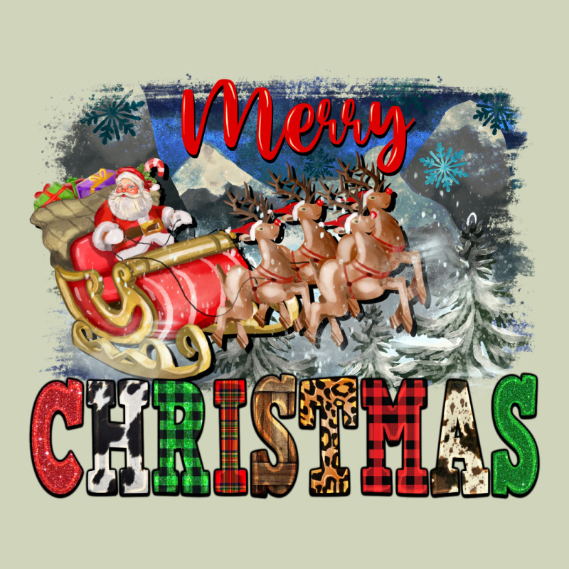 Merry Christmas Santa Sleigh Heavyweight Hoodie by FaDigitalArtStudio | Teevron