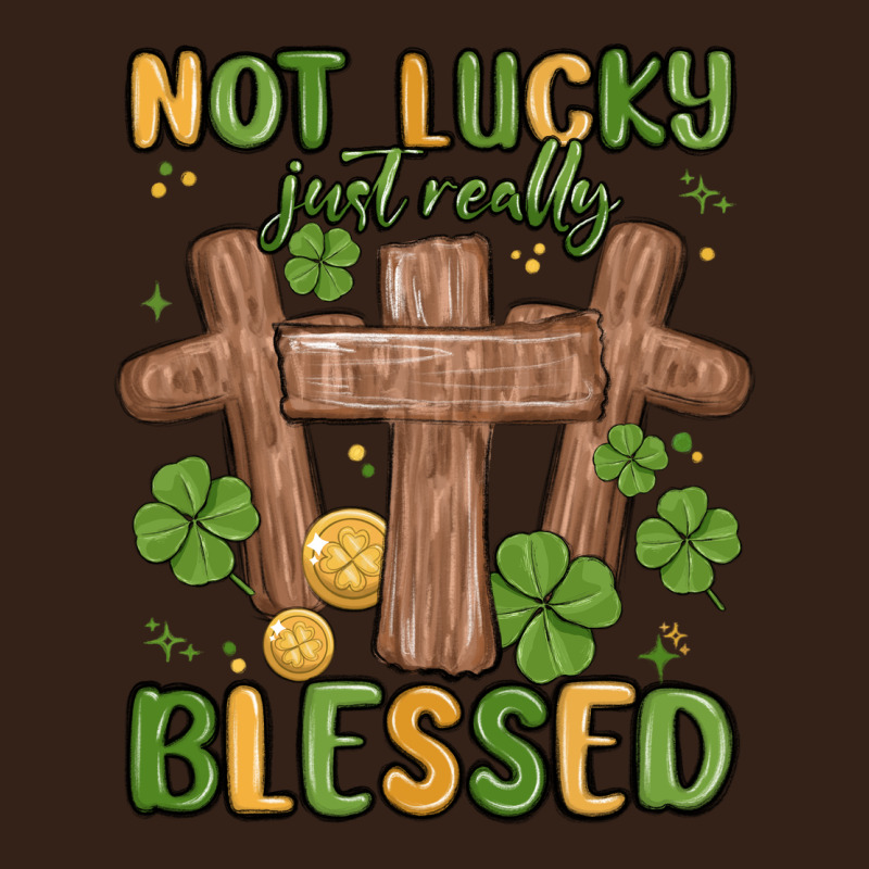 Not Lucky Just Really Blessed Malia Heavy Core Tee by MaliasSmallBusiness | Teevron
