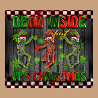 Dead Inside But It's Christmas Dancing Skeletons Vintage Tee | Teevron