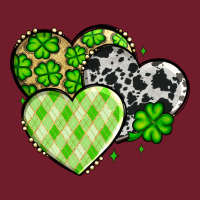 St. Patrick's Day Cowhide Hearts Zipper Hoodie | Teevron