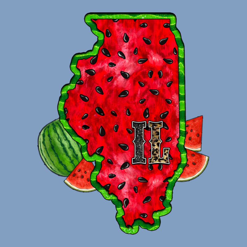 Illinois Watermelon Urban Hoodie by RacoonDesign | Teevron