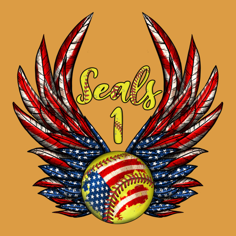 Angel Wings Softball Urban Heavy Tee by Jasminsmagicworld | Teevron