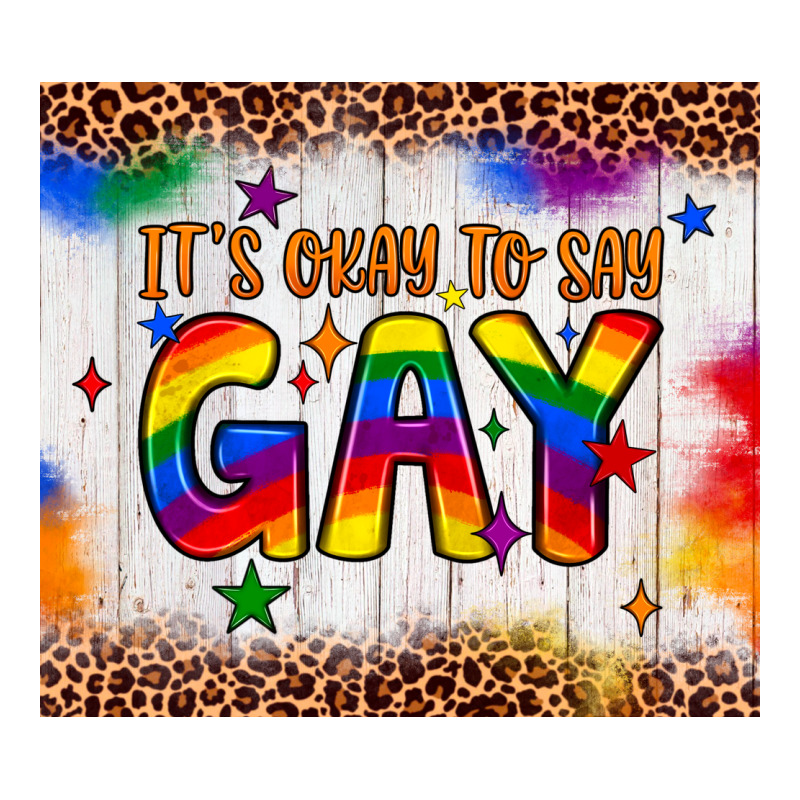 It's Okay To Say Gay Tumbler Urban Heavy Tee by JahusDesignShop | Teevron