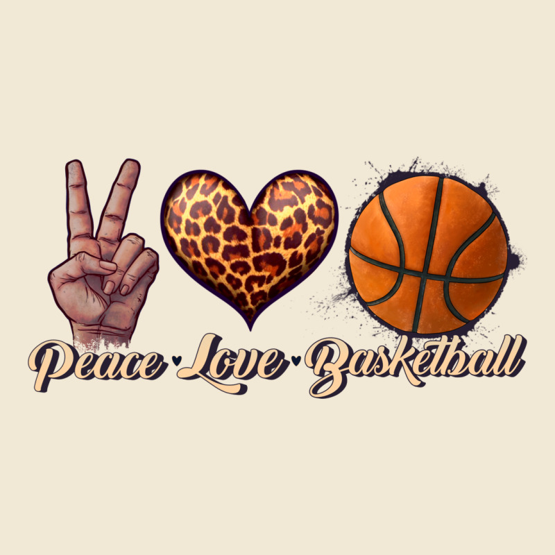 Peace Love Basketball Premium Tee by JahusDesignShop | Teevron