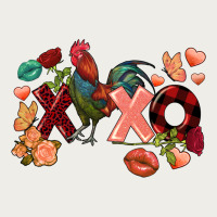 Rooster Valentine's Day Xoxo Zipper Hoodie | Teevron