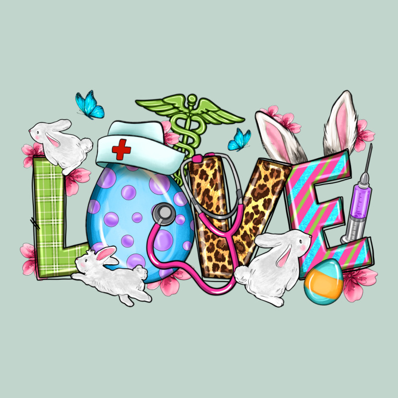 Easter Day Love Nurse Zipper Hoodie by OliviaCreatesArt | Teevron