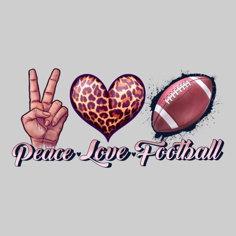 Peace Love Football Premium Tee by JahusDesignShop | Teevron