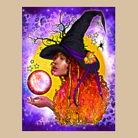 Witch With Crystal Ball Air Freshener Heavyweight Hoodie | Teevron
