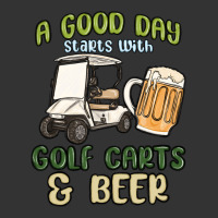 a god day starts with golf carts and beer | Teevron