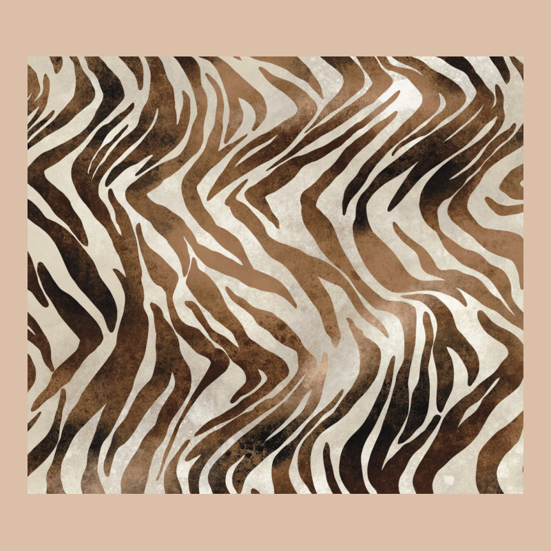 Brown Zebra Urban Heavy Tee by BarkalooDesign | Teevron