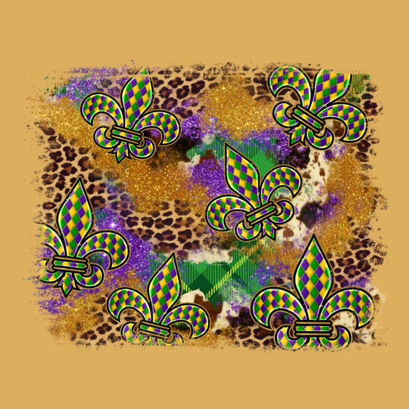 Mardi Gras Plaid Purple Glitter Background Premium Hoodie by FaDigitalArtStudio | Teevron