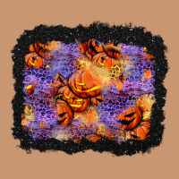 Halloween Pumpkin And Leopard Background Heavyweight Hoodie | Teevron