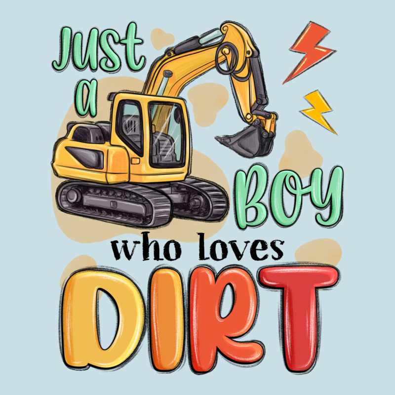 Just A Boy Who Loves Dirt Ladies Tee by MaliasSmallBusiness | Teevron