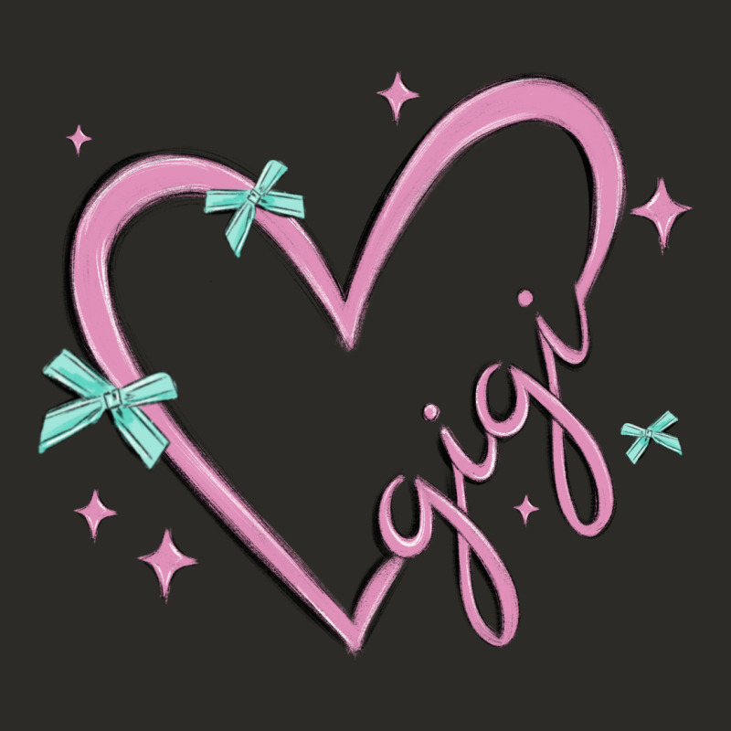 Gigi With Heart And Ribbons Heavy Core Tee by MaliasSmallBusiness | Teevron