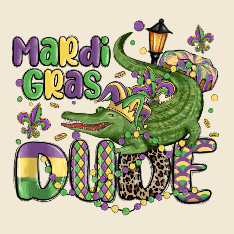 Mardi Gras Dude Alligator Premium Tee by MaliasSmallBusiness | Teevron