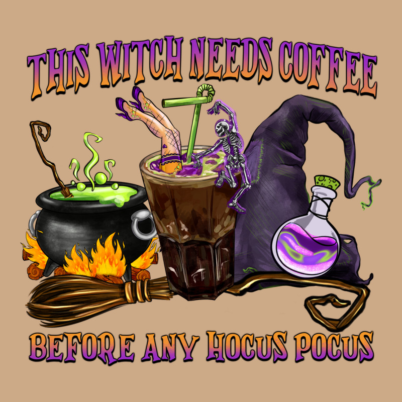 This Witch Needs Coffee Before Any Hocus Pocus Vintage Hoodie by BarkalooDesign | Teevron
