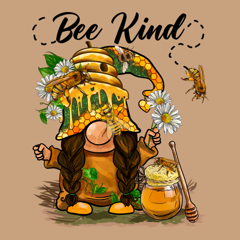 Bee Kind Gnome Vintage Tee by BarkalooDesign | Teevron