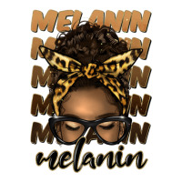 melanin afro messy bun | Teevron