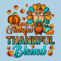 Grateful Thankful Blessed Thanksgiving Cold Drink Premium Hoodie | Teevron