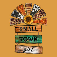 Small Town Girl Western Windmill Wooden Boards Urban Heavy Tee | Teevron