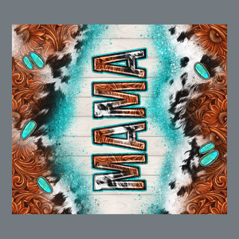 Tooled Leather And Cowhide Mama Heavyweight Sweatshirt by TumblerDesignByShophia | Teevron