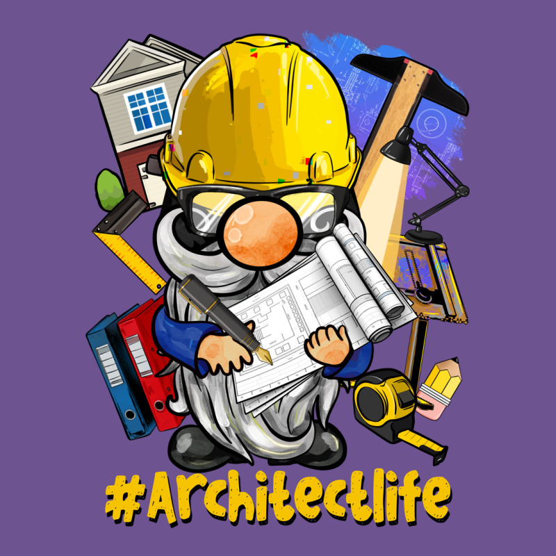 Architect Life Gnome Vintage Tee by BarkalooDesign | Teevron