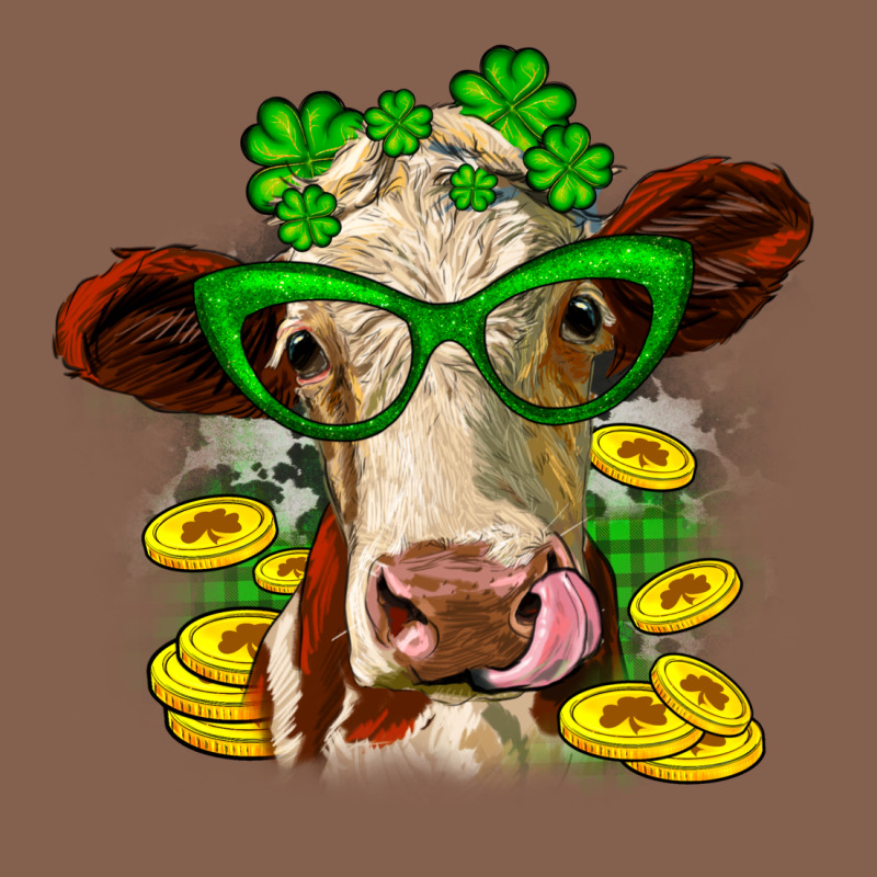 St. Patrick's Day Cow Zipper Hoodie by OliviaCreatesArt | Teevron
