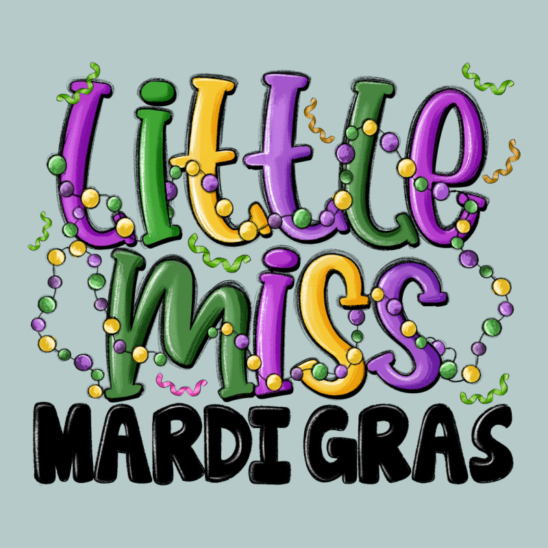 Little Miss Mardi Gras Heavy Core Tee by MaliasSmallBusiness | Teevron