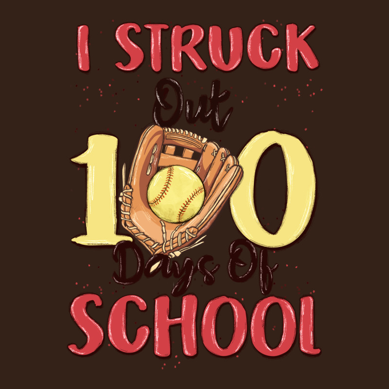 I Struck Out 100 Days Of School Heavy Core Tee by MaliasSmallBusiness | Teevron