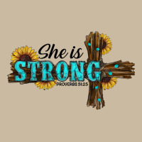 She Is Strong Western Cross Long Sleeve Tee | Teevron