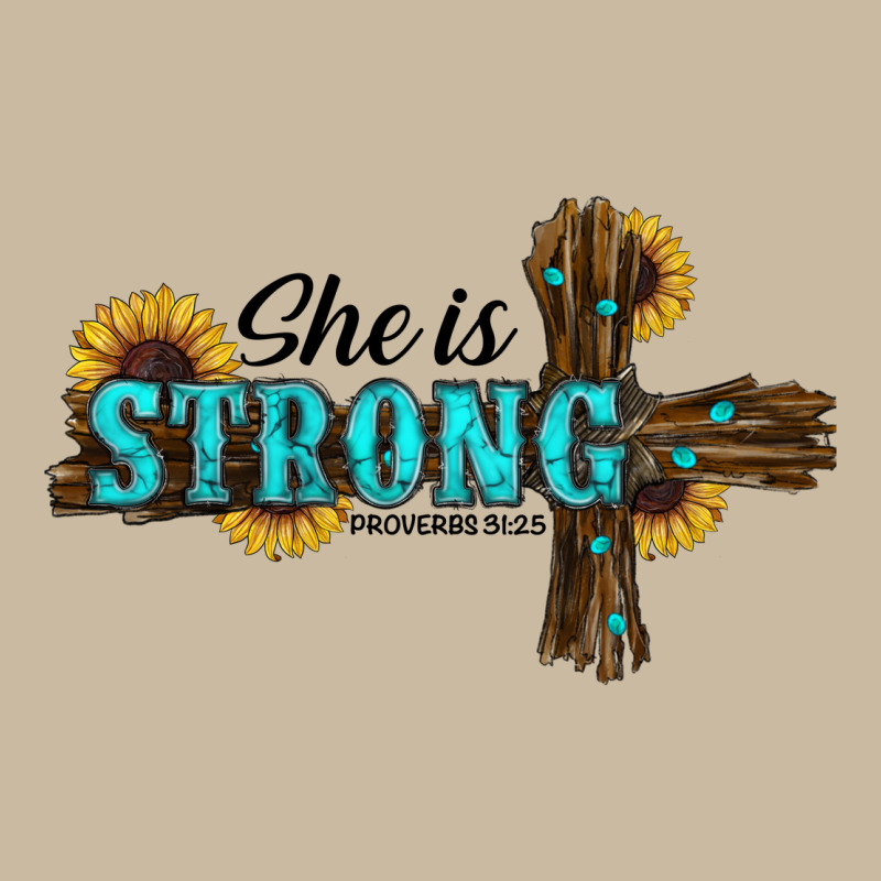 She Is Strong Western Cross Long Sleeve Tee by RanaPortraitStore | Teevron