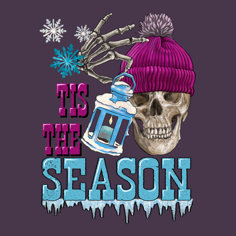 Tis The Season Winter Skull Heavyweight Hoodie by FaDigitalArtStudio | Teevron