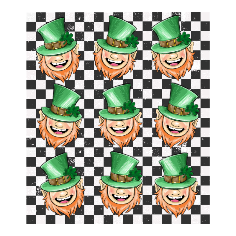 Boujee Checker Board Leprechaun Premium Tee by MaliasSmallBusiness | Teevron