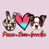 Peace Love Frenchie Ladies Tee | Teevron