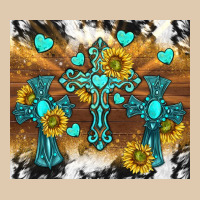 Western Crosses And Sunflowers Heavyweight Sweatshirt | Teevron