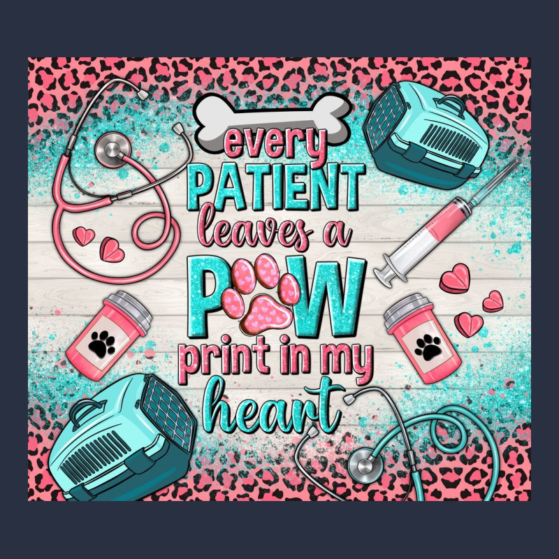 Every Patient Leaves A Paw Print In My Heart Heavyweight Sweatshirt by TumblerDesignByShophia | Teevron