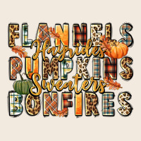 Flannels Hayrides Pumpkins  Bonfires Zipper Hoodie | Teevron