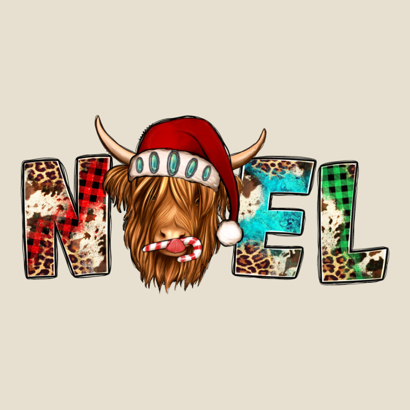 Noel Highland Cow Urban Heavy Tee by Jasminsmagicworld | Teevron