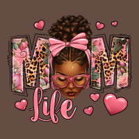 Afro Messy Bun Mom Life Long Sleeve Tee | Teevron