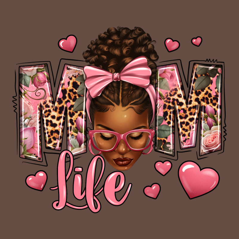 Afro Messy Bun Mom Life Long Sleeve Tee by texasbilliewilder | Teevron