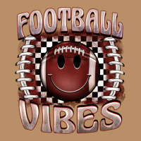 Football Vibes Smiley Face Vintage Hoodie | Teevron