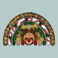 Reindeer Rainbow Christmas Heavy Core Tee | Teevron