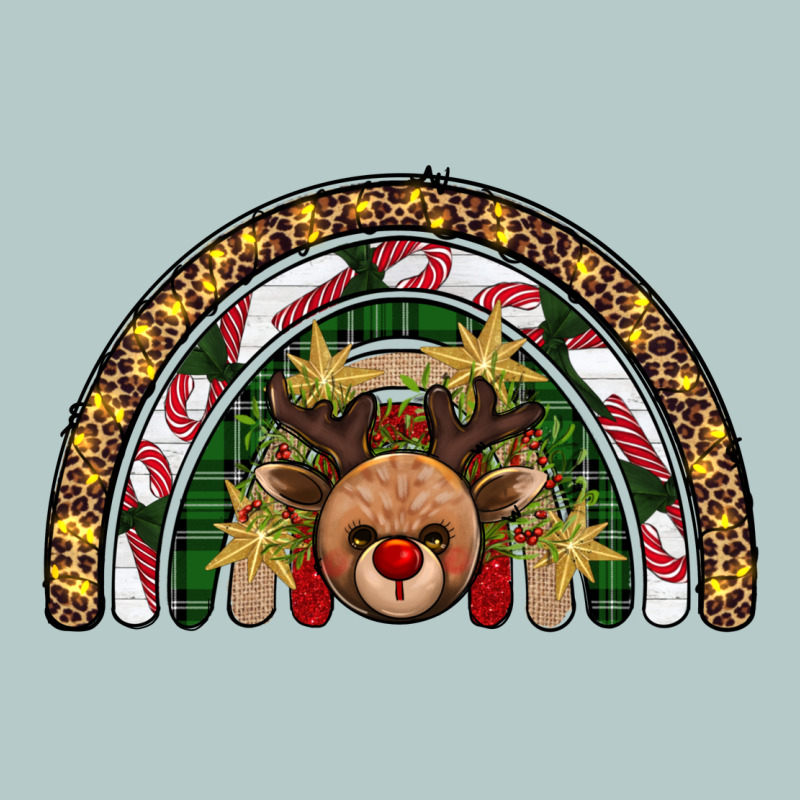 Reindeer Rainbow Christmas Heavy Core Tee by AdoDesignShop | Teevron