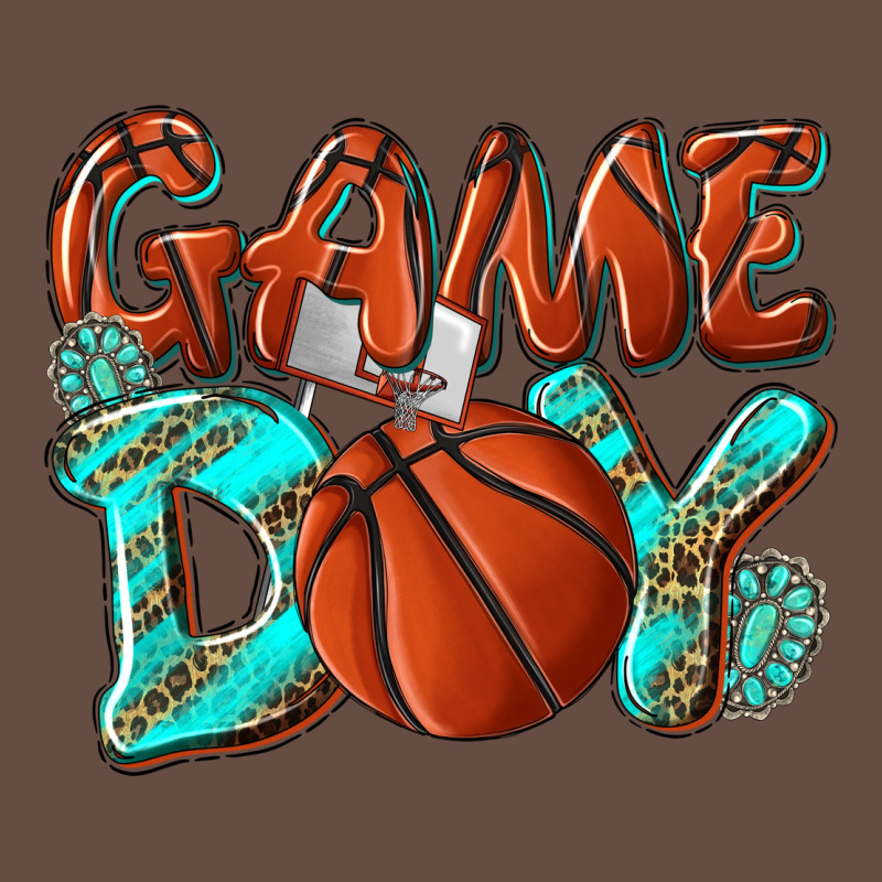 Game Day Leopard Basketball Long Sleeve Tee by NancyCooperArtShop | Teevron