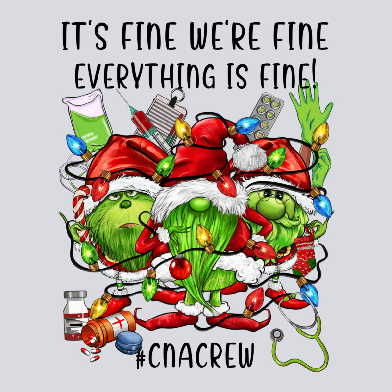 Its Fine Were Fine Everything Is Fine Cnacrew Zipper Hoodie by FaDigitalArtStudio | Teevron