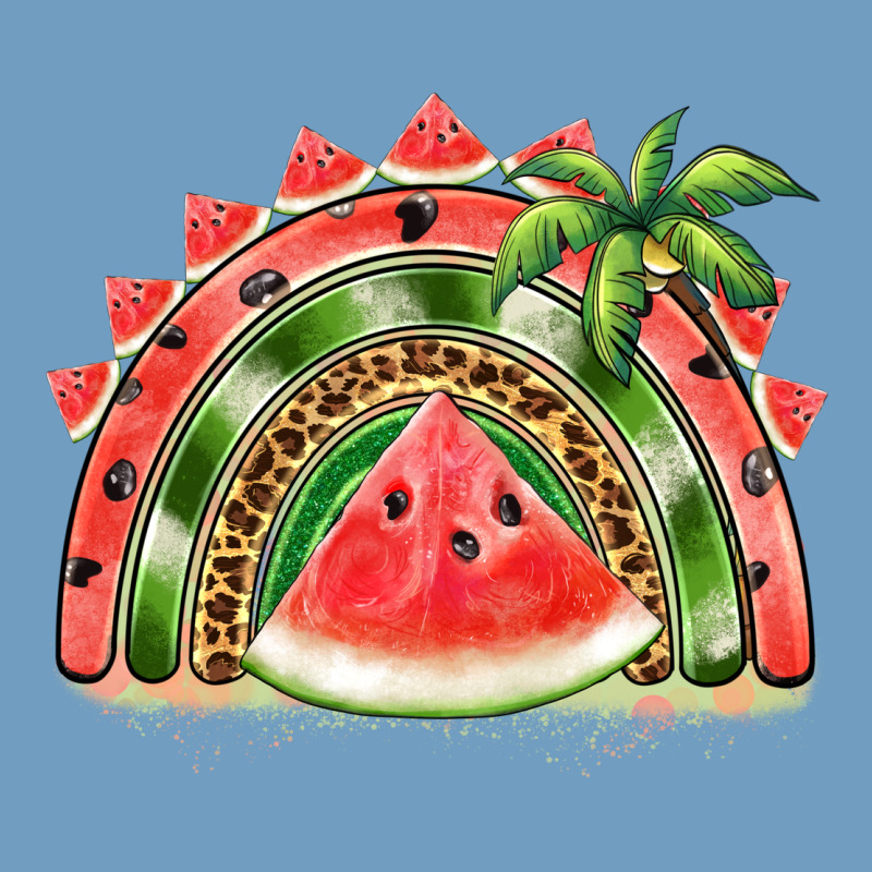 Watermelon Slice  Rainbow Urban Heavy Tee by BarkalooDesign | Teevron