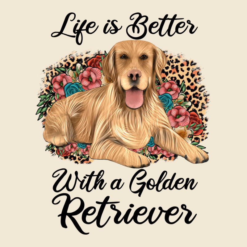 Life Is Better With A Golden Retriever Premium Tee by JahusDesignShop | Teevron
