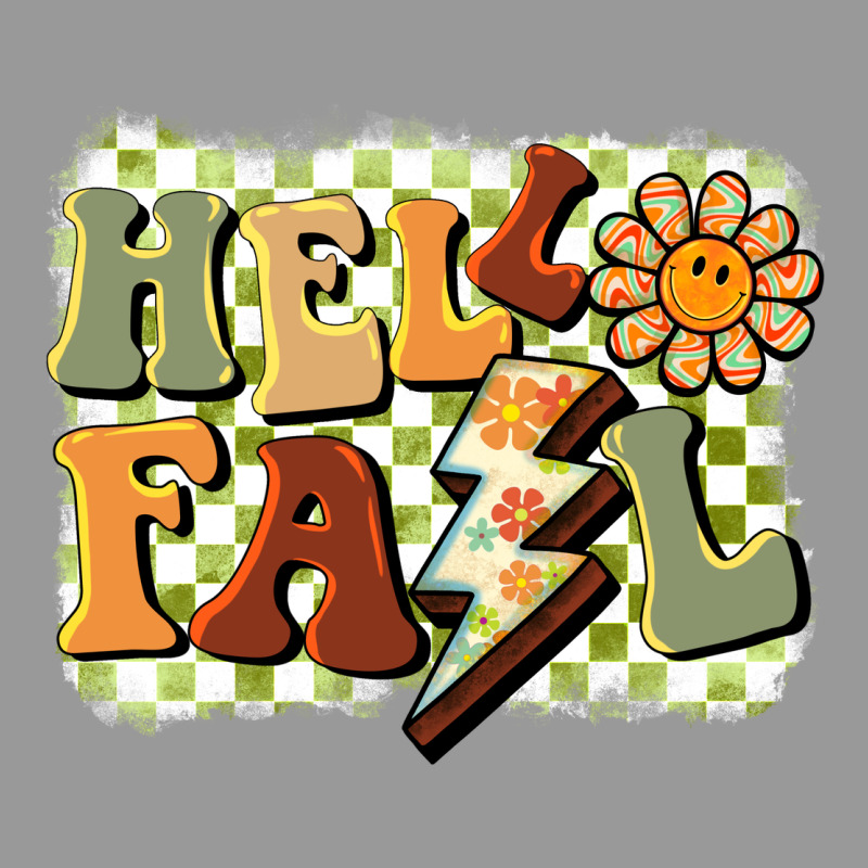 Groovy Hello Fall Vintage Hoodie by BarkalooDesign | Teevron