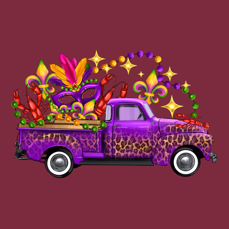 Mardi Gras Leopard Truck Premium Hoodie by FaDigitalArtStudio | Teevron
